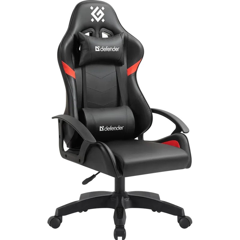 Кресло игровое Defender Sharm Черный/Красный