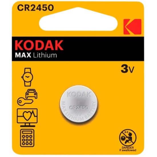 Элемент питания KODAK CR2450 MAX BL-1