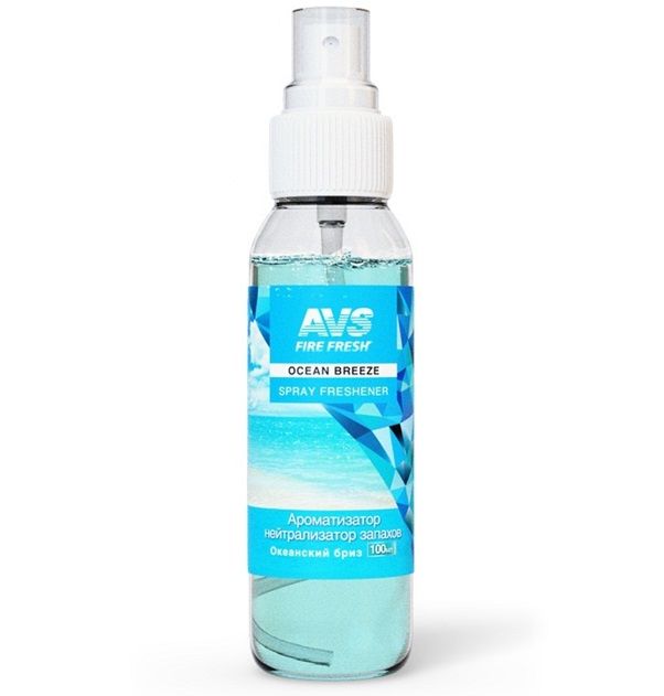 Ароматизатор AVS Stop Smell AFS-004 , океанский бриз, спрей, 100 мл   4738614