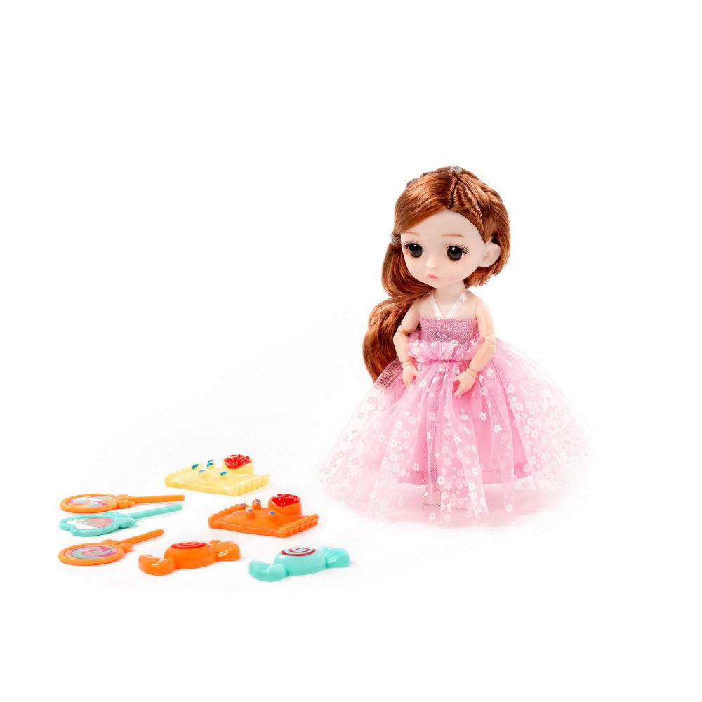 Кукла ПОЛЕСЬЕ "Маша" 16 см в пышном платье + акс 7 эл