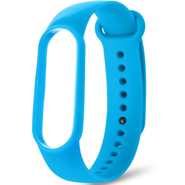Силиконовый ремешок NONAME для Xiaomi Mi Band 5 Sky Blue