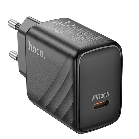 Сетевое ЗУ 1Type-C HOCO CS22A Value Black, 30Вт