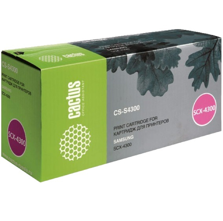Картридж лазерный Cactus CS-S4300 (D109) черный (2000 стр.) для SAMSUNG SCX-4300