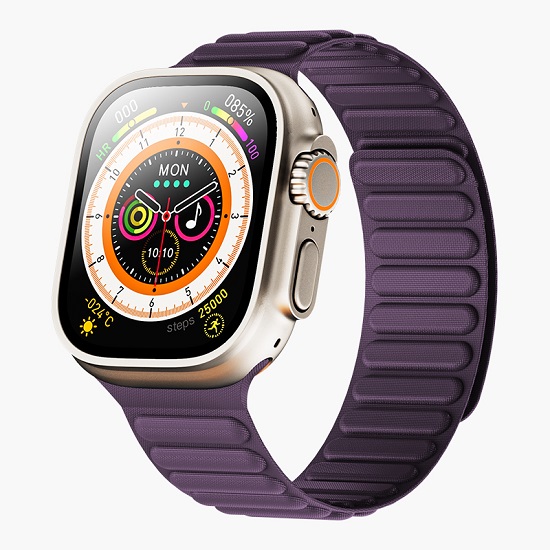 Ремешок KEEPHONE FINEWOVEN LOOP для Apple Watch 45/49MM MULBERRY