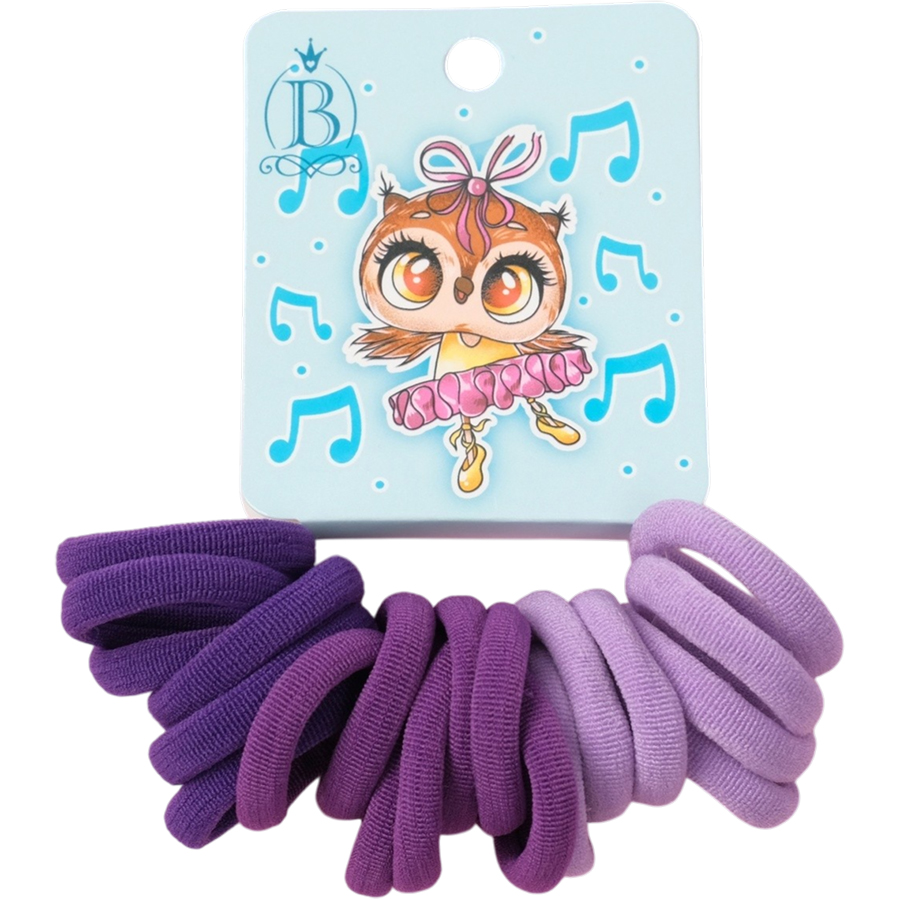 Резинки для волос Выбражулька «Венди», набор 20 шт., балерина, 2 см, сиреневые 10318281