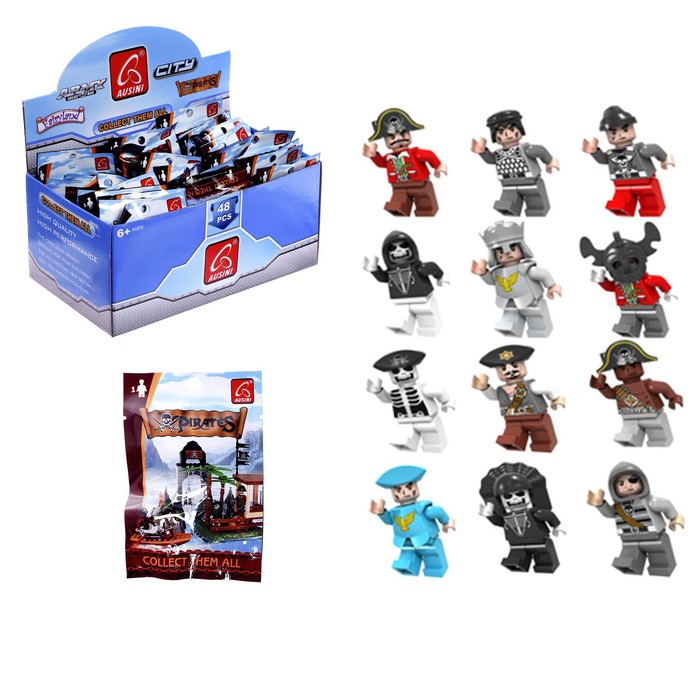 Фигурки для конструктора Ausini, серия «Пираты», МИКС