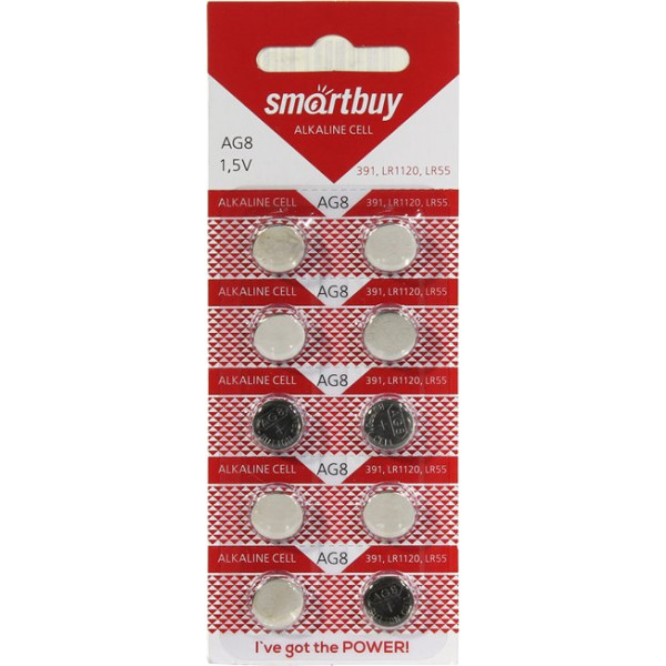 Элемент питания SMARTBUY AG08 BL-10