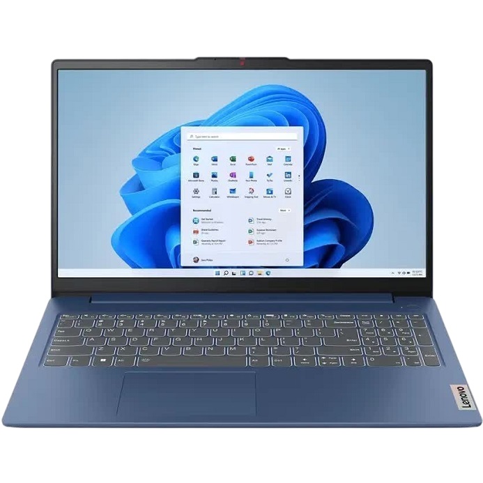 Ноутбук 15.6" Lenovo IP3 Slim 15IAH8 (Intel Core i5-12450H/ 8Gb/ SSD 512Gb/ DOS) (83ER0033RM), синий 