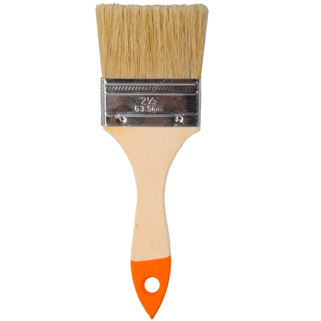 Кисть СТАНДАРТ 63 мм 2,5'' натуральная щетина ВИХРЬ 73/3/4/4