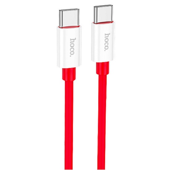 Кабель Type-C <--> Type-C  1.0м HOCO X87 Magic, красный, 60W