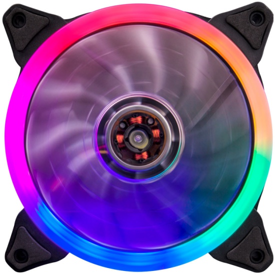 Вентилятор 1STPLAYER R1 / 120mm, 5 color LED, 3-pin, 1000 rpm / R1 bulk