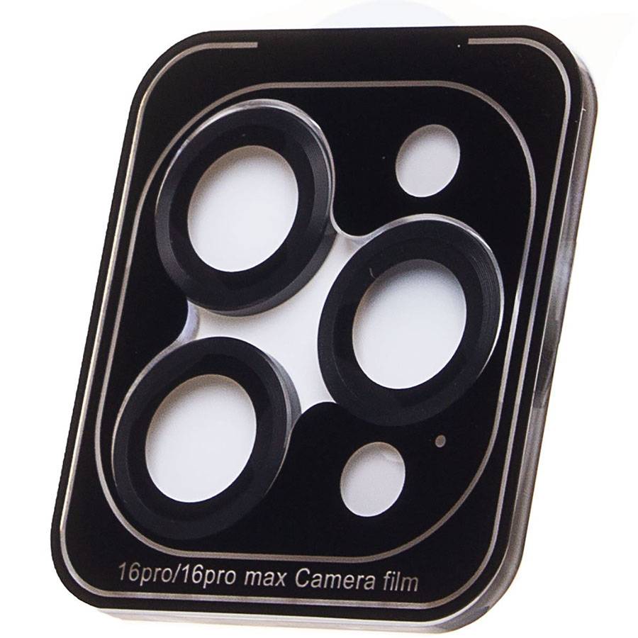 Противоударное стекло для камеры CG02 для iPhone 16 Pro Max (black) (234595)