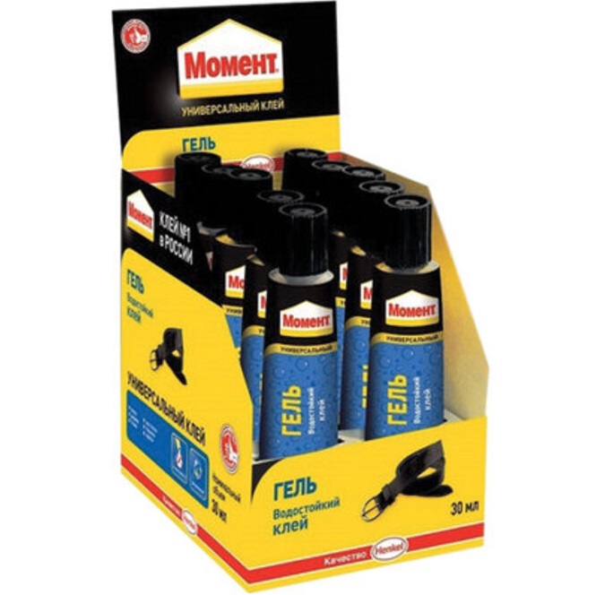 Клей "Момент Гель",30 мл, в шоу -боксе (997778)
