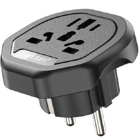 Сетевой фильтр универсальный Earldom ES-SC26 EU 2500W (10A), чёрный 