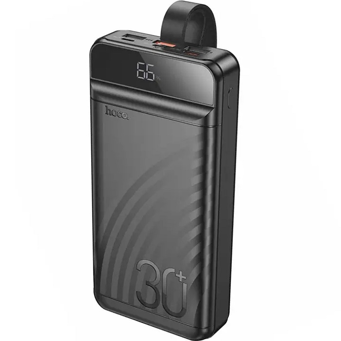 Внешний АКБ HOCO J123B Element (30000mAh), черный, PD20 Вт, QC3.0