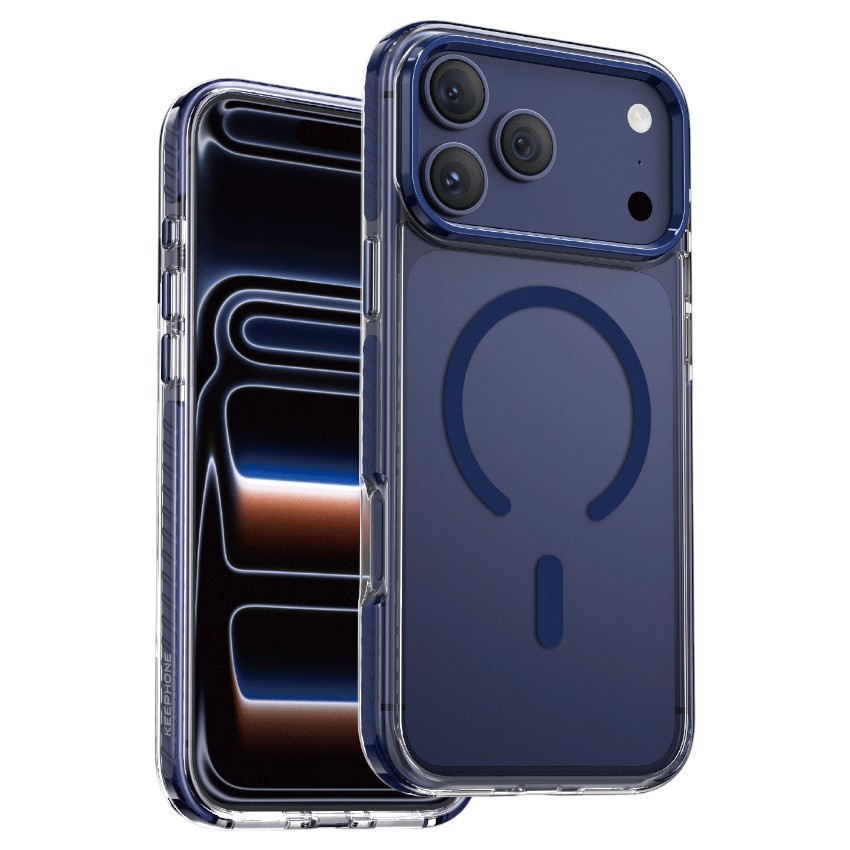 Задняя накладка KEEPHONE SHOCKSTAR MAGSAFE CASE для iPhone 17 PRO MAX BLUE