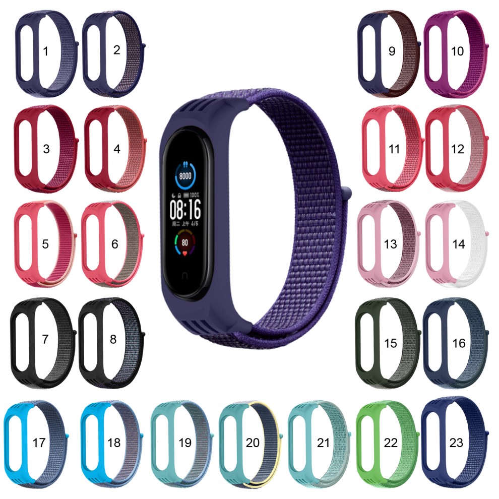 Нейлоновый ремешок NONAME для Xiaomi Mi Band 3/4/5 Nylon Loop