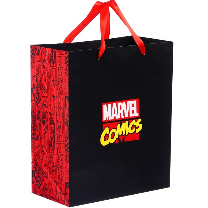 Пакет ламинированный вертикальный, 23 х 27 х 11 см "Comics", Мстители