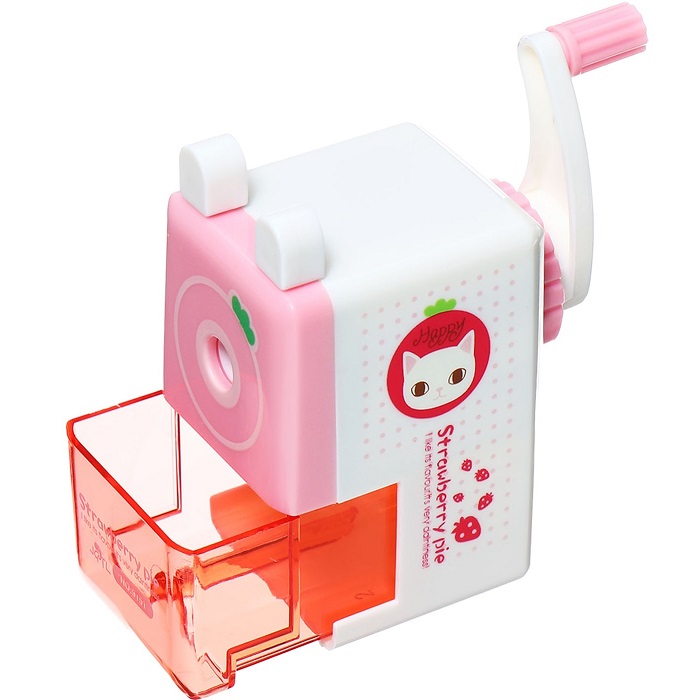 Точилка механическая с контейнером Классика Розовый   10783976