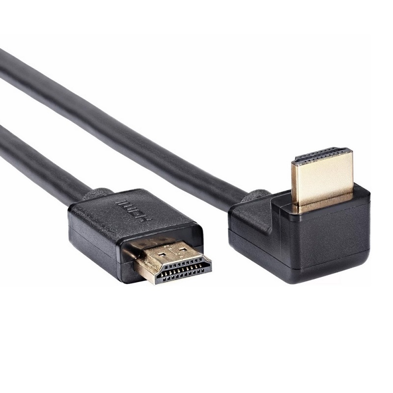Кабель HDMI <--> HDMI  3.0м TELECOM TCG256-3M, ver 2.1 8K@60Hz угол 90град