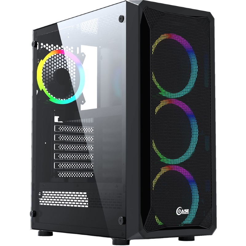 Корпус Powercase Mistral Z4 Mesh RGB 4x120mm CMIZB-L4
