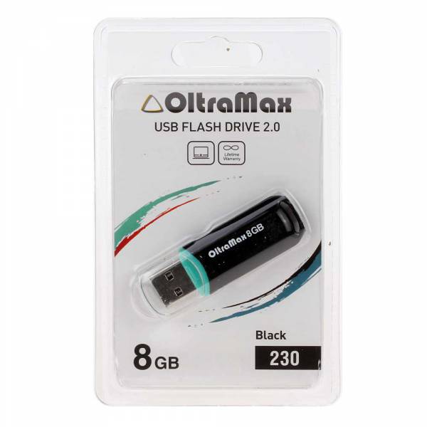 USB  8Gb OltraMax 230 Black
