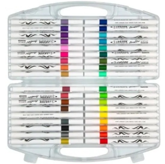 Набор маркеров акриловых "Hobby creative. Classic&Pastel" 36 цветов, двусторонние УТМ01510757