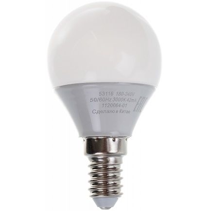 Лампа светодиодная GAUSS Elementary Globe 6W/3000K/E14