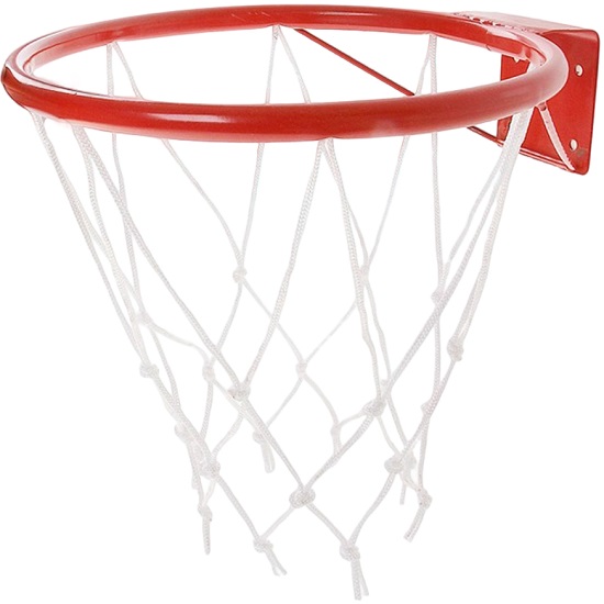 Корзина баскетбольная №3, d=295 мм, с упором и сеткой