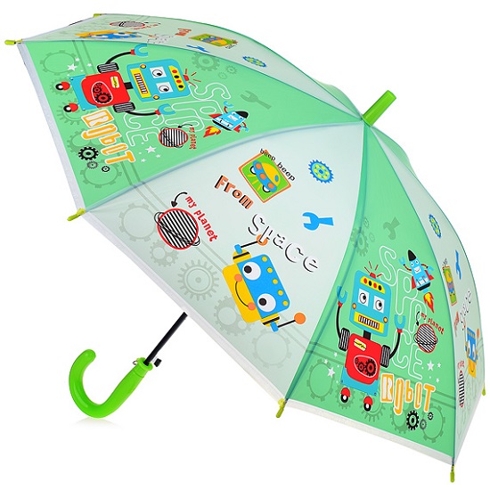 Зонт детский "Из жизни роботов" (50см.)