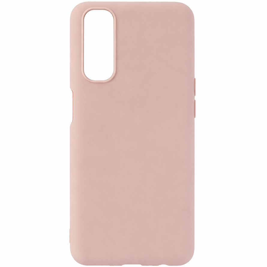 Задняя накладка ZIBELINO Soft Matte для Realme 7 (пыльно-розовый) с микрофиброй