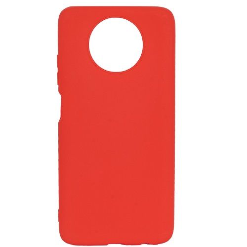 Силиконовый чехол XIVI для Xiaomi Redmi Note 9T, TPU Color, матовый, красный