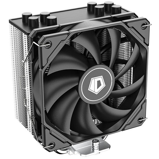 Кулер ID-COOLING SE-224-XTS BLACK LGA1700/1200/115X/AM5/AM4 (10шт/кор, TDP 220W, PWM, 4 тепл.трубки прямого контакта, FAN 120mm) RET