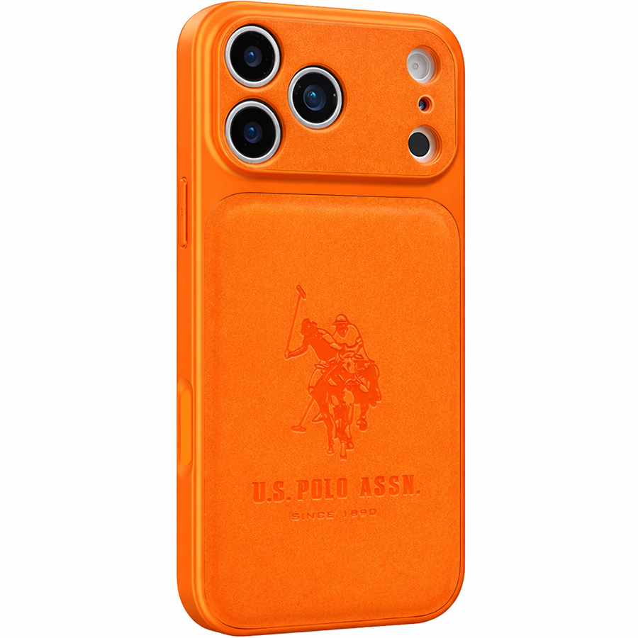 Задняя накладка POLO для IPhone 17 Pro Max Оранжевый