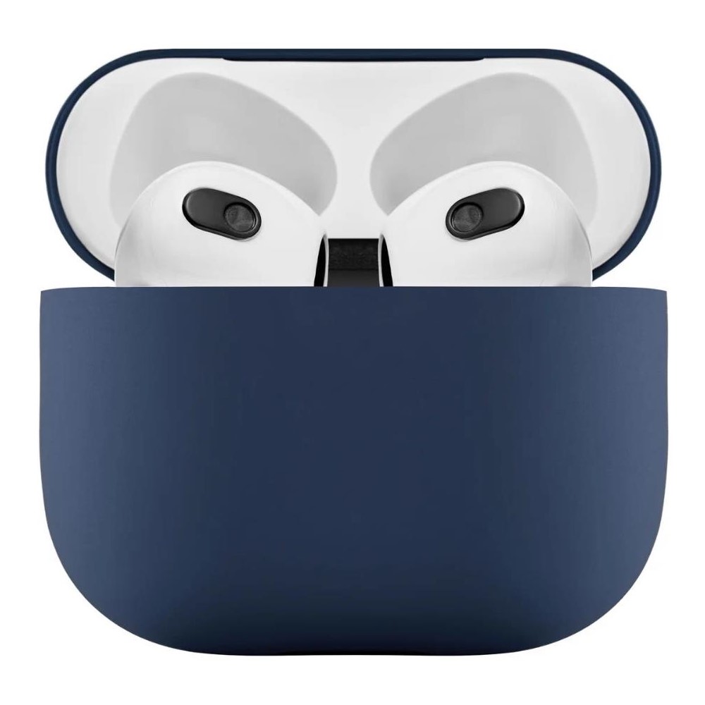 Силиконовый чехол TEXN для Airpods 3 темно-синий