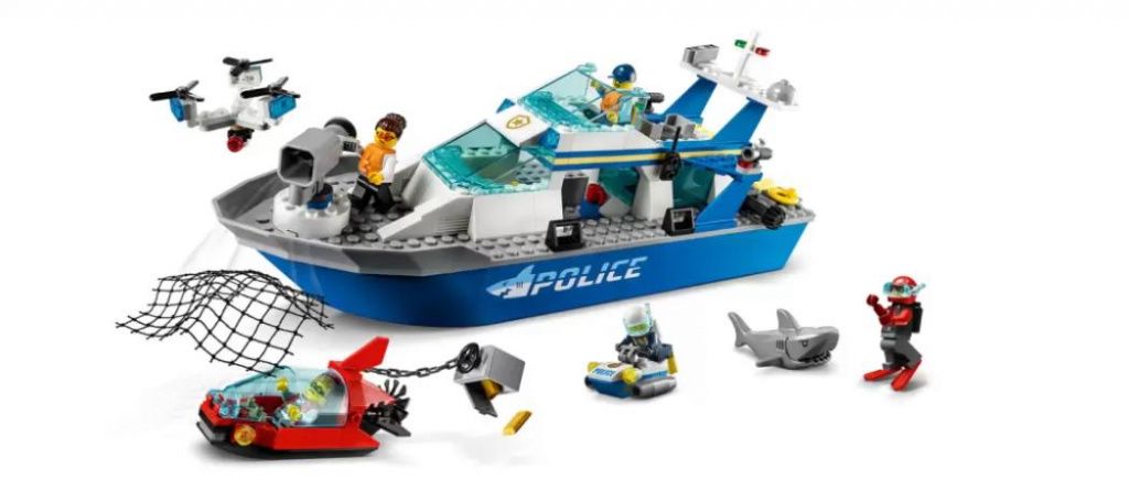Конструктор LEGO City 60277 Катер полицейского патруля-2.jpg