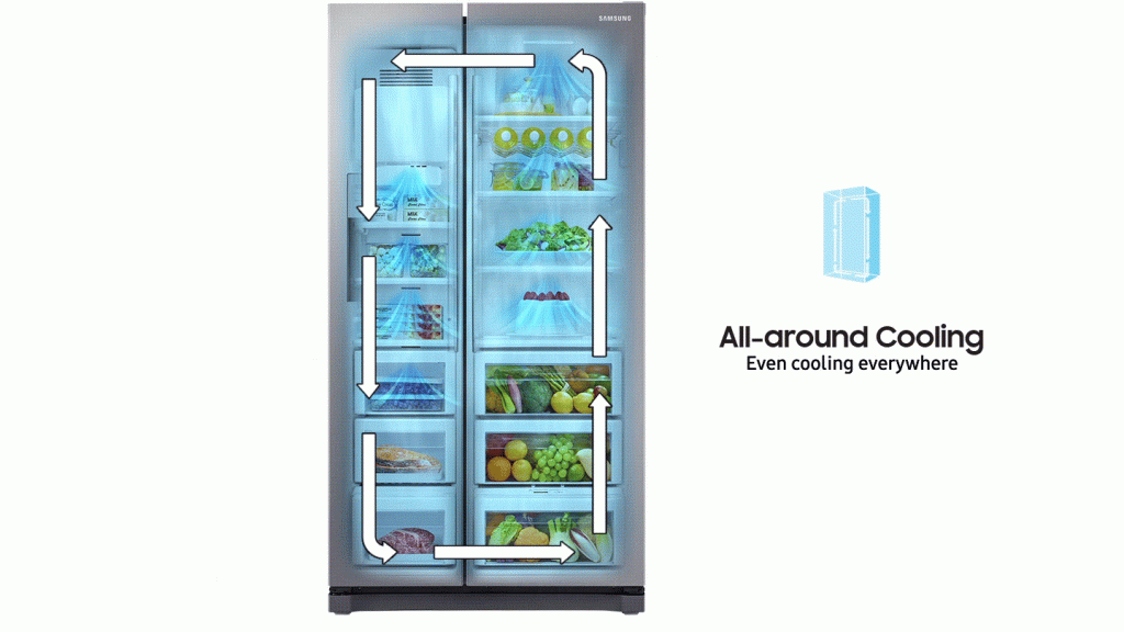 Холодильник SAMSUNG RS54N3003SA-4.gif