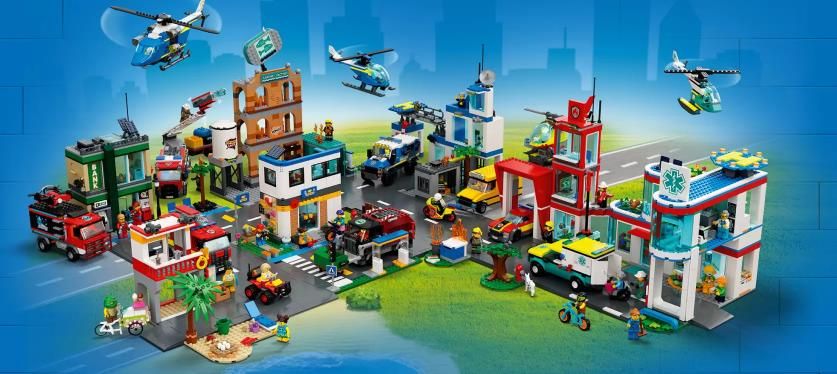 Конструктор LEGO City 60320 Пожарная часть5.jpg