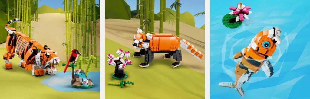 Конструктор LEGO Creator 31129 Величественный тигр3.jpg