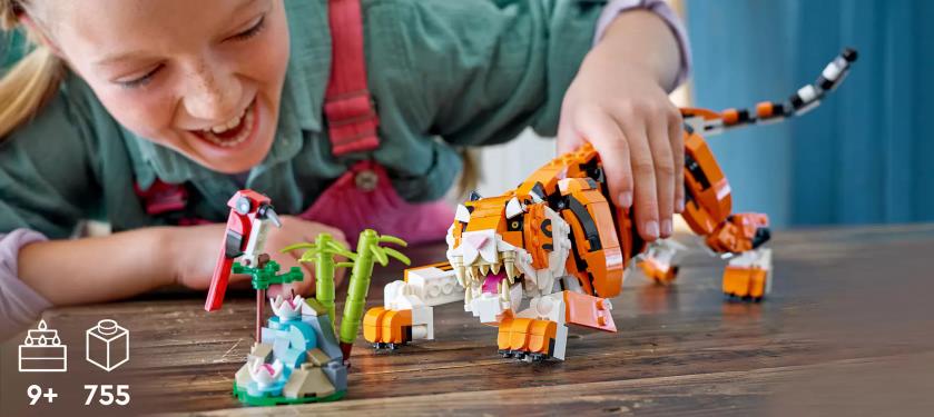 Конструктор LEGO Creator 31129 Величественный тигр4.jpg