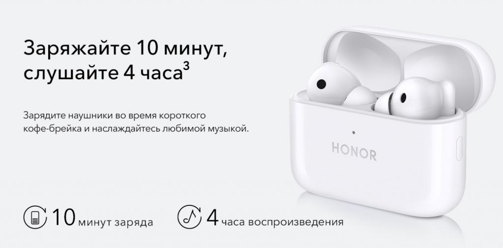 Наушники HONOR Earbuds 2 Lite (T0005) белый6.jpg