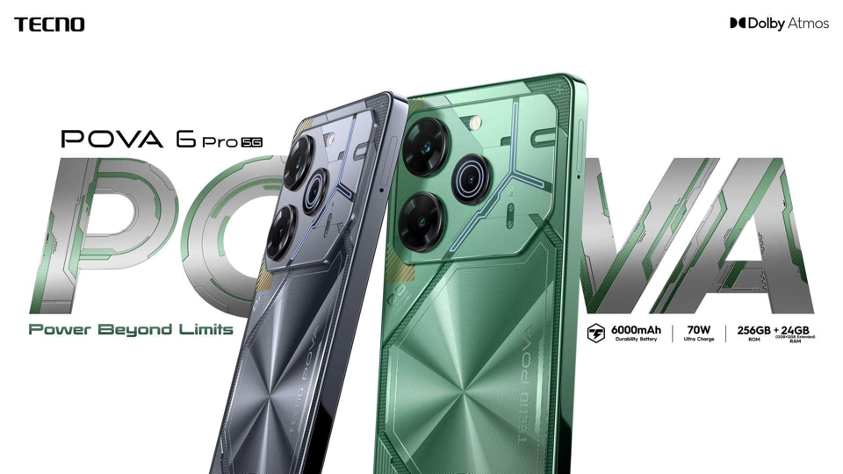 бюджетный телефон Tecno Pova 6 Pro 5G