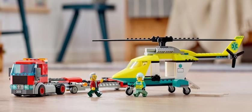 Конструктор LEGO City 60343 Грузовик для спасательного вертолёта5.jpg