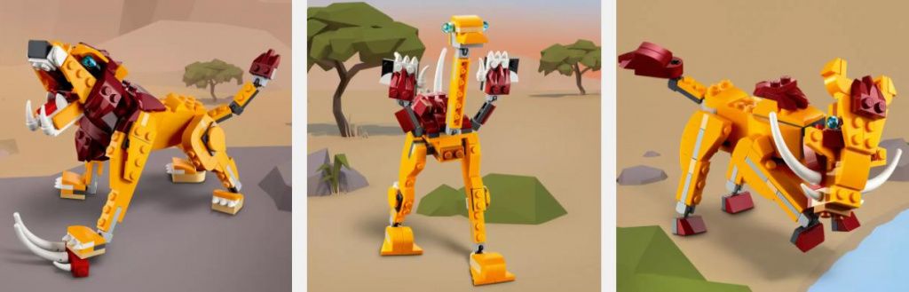 Конструктор LEGO Creator 31112 Лев3.jpg
