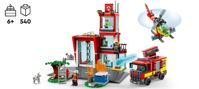 Конструктор LEGO City 60320 Пожарная часть2.jpg