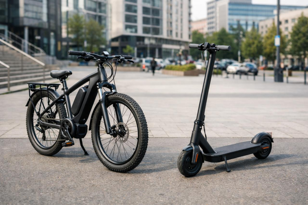 электровелосипед или электросамокат