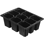 Кассета для рассады, 180х135х60 мм, 9 ячеек, полистирол, 5 шт// Произведено в РФ 64347