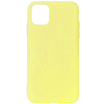 Силиконовый чехол СТР для iPhone 11 Pro желтый, матовый (серия Colors)