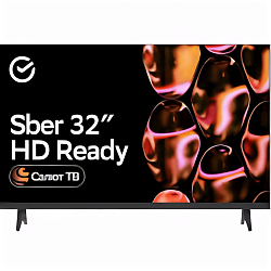 Телевизор Sber SDX-32H2124 32" HD, (Салют-ТВ), черный
