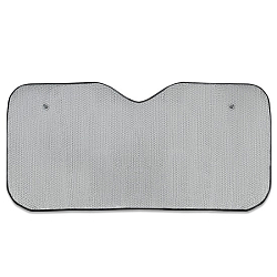 Шторка солнцезащитная на лобовое стекло 150 х 80 см SILVER односторонняя фольга